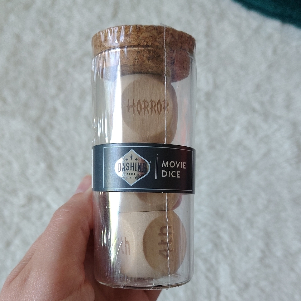 Dashing Movie Dice Set with Cork Lid